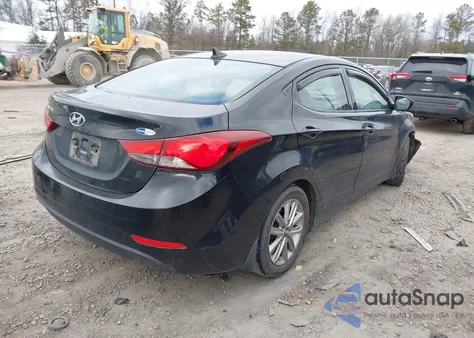 2016 Hyundai Elantra Se z USA, uszkodzony, nr VIN 5NPDH4AE5GH659507